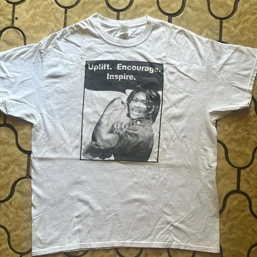 Uplift Encourage Inspire Graphic T-Shirt - Picture 2 of 2